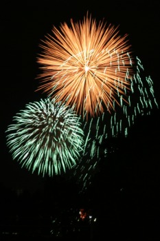 Fireworks on Canada Day