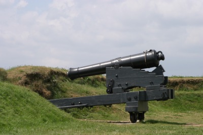 Cannon at Halifax citadel.